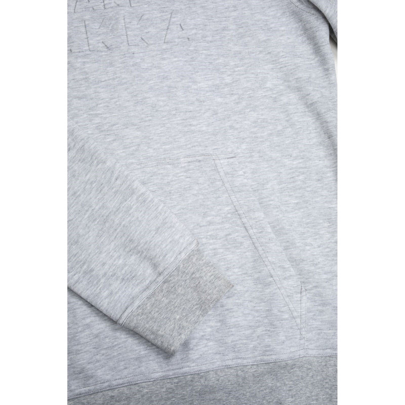 Hard Yakka Embossed Pullover Cotton Men's Grey Hooded Sweatshirt