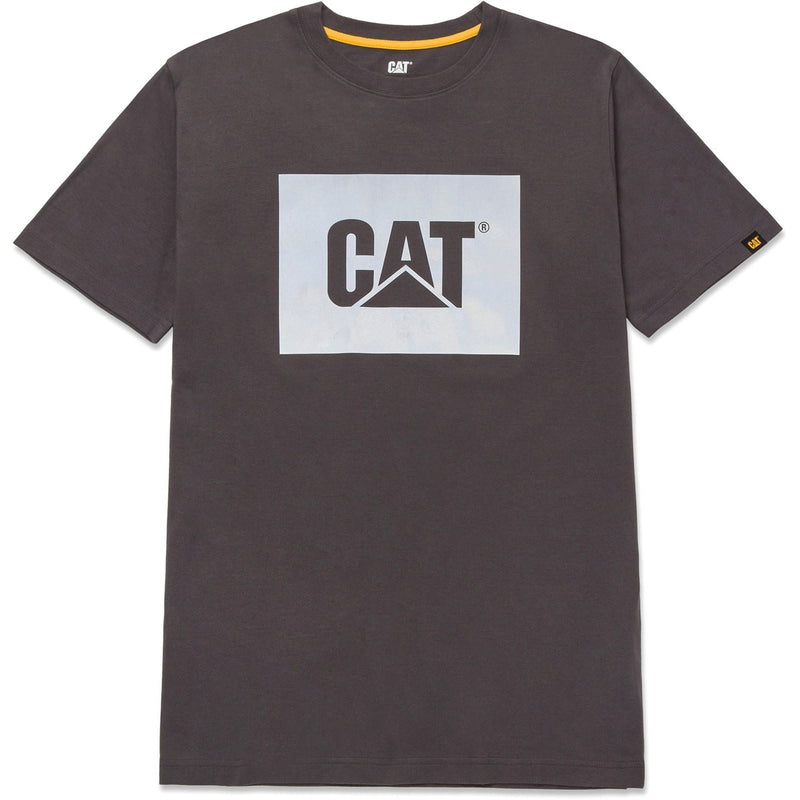 Caterpillar Graphic Cotton Men's Grey T-Shirt