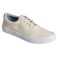 Sperry Striper II CVO SeaCycled Salt-Washed Twill Uppers Men's Ivory Sneakers