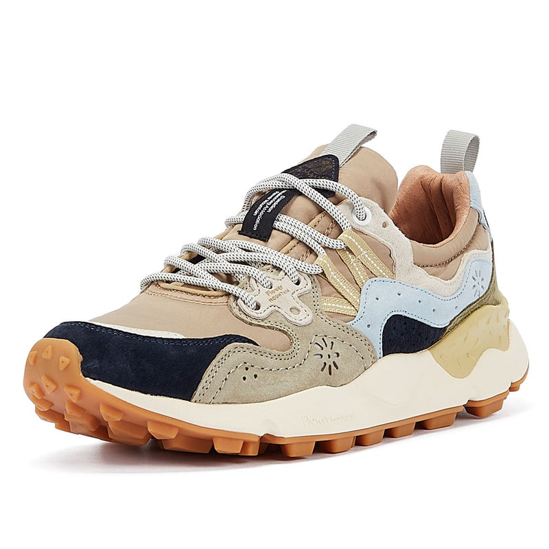 Flower Mountain Yamano 3 Men's Beige/Blue Sneakers