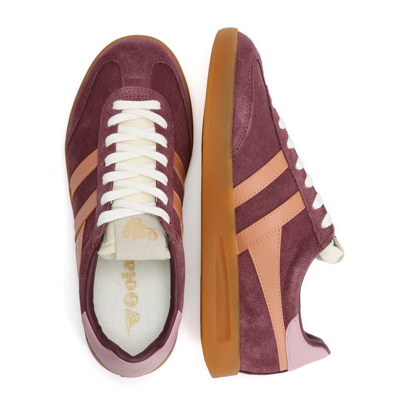 Gola Cyclone Suede Women's Windsor Wine/Terracotta/Candy Sneakers