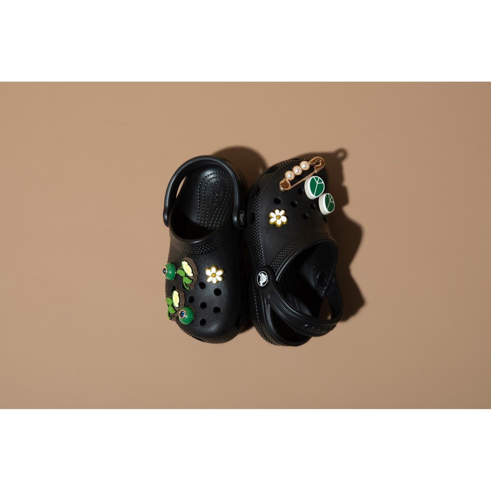 Crocs Kids' Classic Synthetic Black Loafers