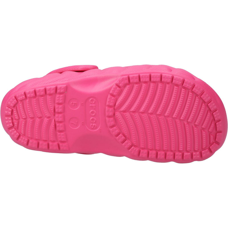 Crocs Classic Lined Overpuff Synthetic Women's Dragon Fruit Clogs