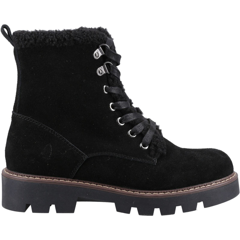 Hush Puppies Aurelia Suede Women's Black Boots