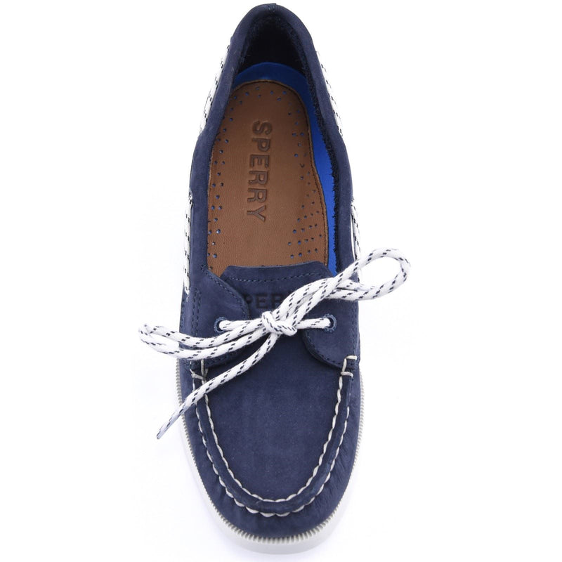 Sperry Authentic 1 Eye Leather Women's Navy Boat Shoes