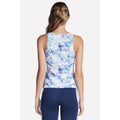 Skechers Performance GoWalk Seascape Floral Tank Nylon Women's Purple Tank Tops