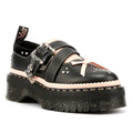 Dr. Martens Kemsley Athena Leather Women's Black/Powder Pink Shoes