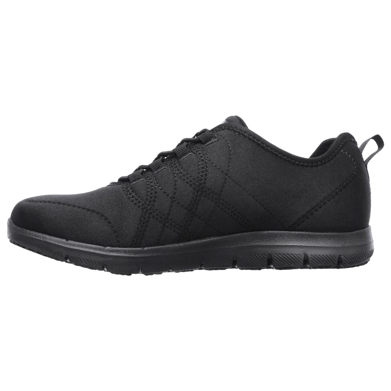 Skechers Workwear Ghenter Srelt Polyester Women's Black Safety Sneakers