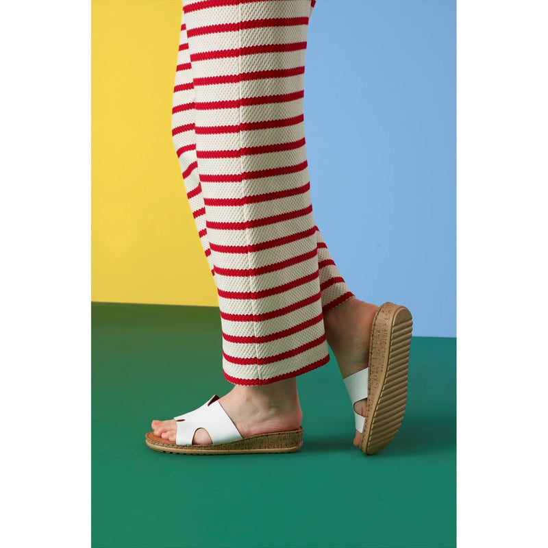 Hush Puppies Eloise Leather Women's White Sandals