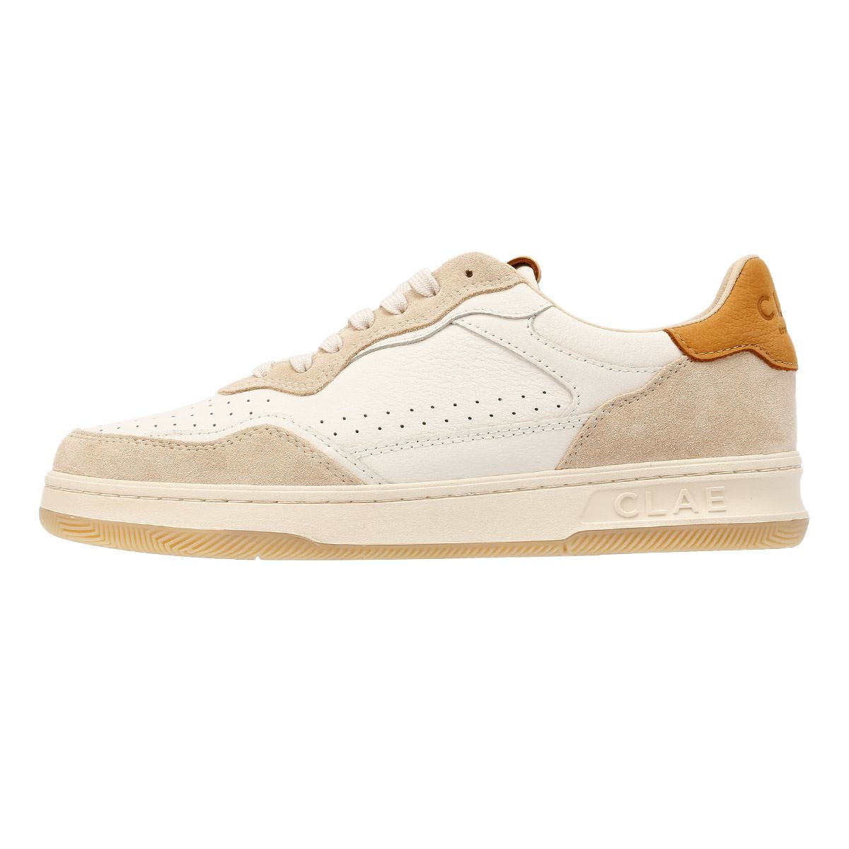 Clae Haywood Men's Fog Leather Safari Sneakers