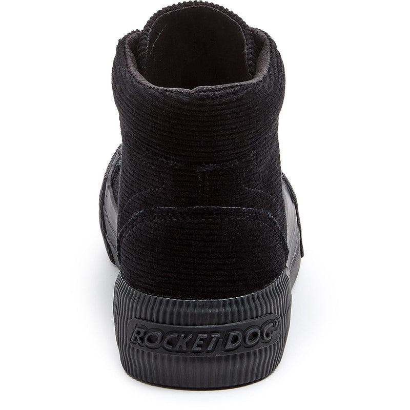 Rocket Dog Cheery Hi Corduroy Women's Black Trainers