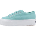 Superga 2790 Linea Up And Down 100% Cotton Women's Green Water Sneakers
