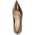 Dune Aspiring Leather Women's Brown Heels