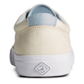 Sperry Striper II CVO SeaCycled Salt-Washed Twill Uppers Men's Ivory Sneakers