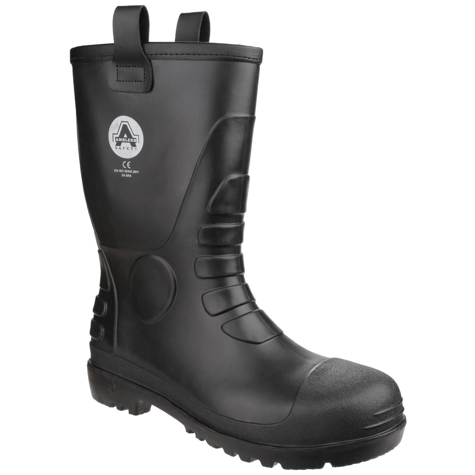 Amblers Safety FS90 PVC Black Wellington Boots