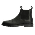 Tower London Harbour Leather Men's Black Chelsea Boots