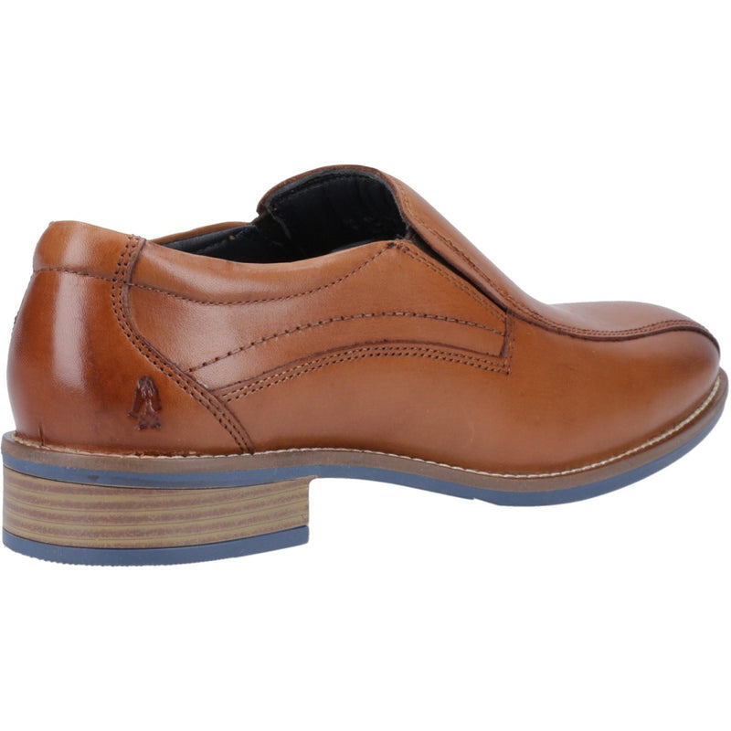 Hush Puppies Donovan Leather Men's Tan Slip-On Shoes