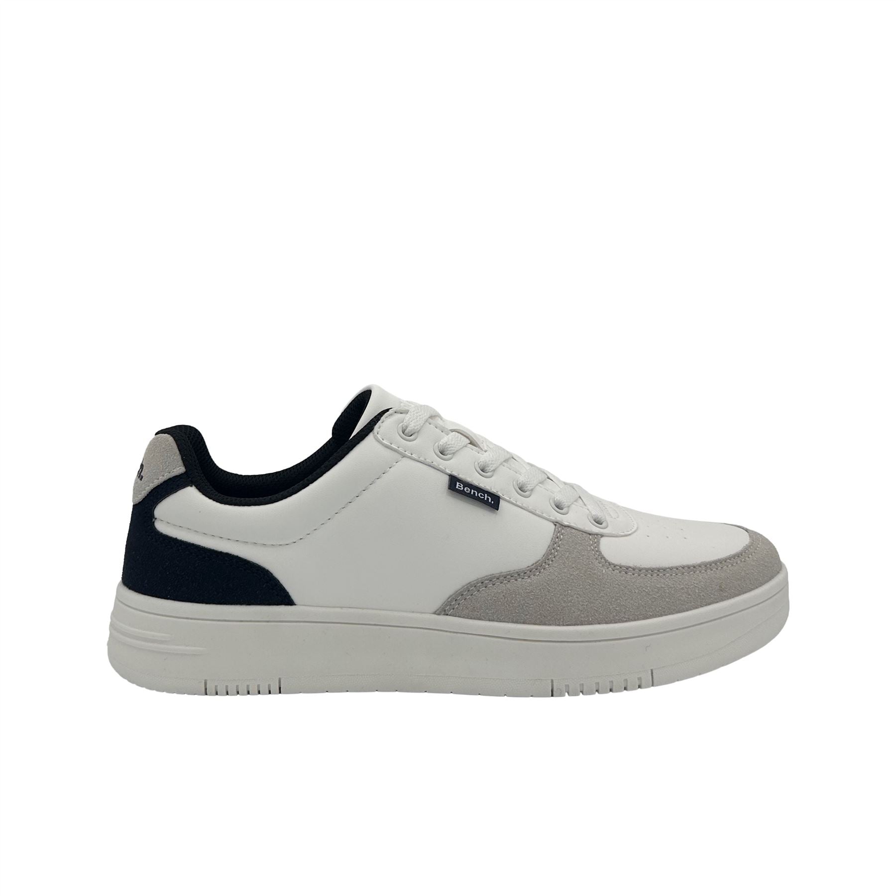 Bench Grainger Men's White/Gray Sneakers