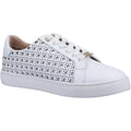 Dune Ease Leather Women's White Sneakers