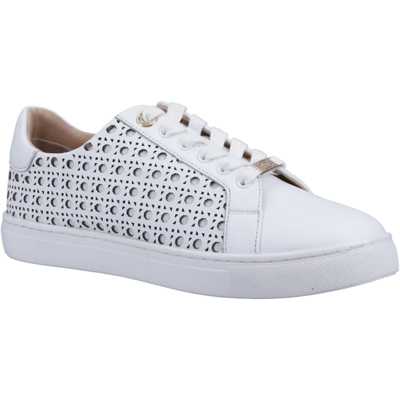 Dune Ease Leather Women's White Sneakers