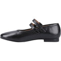 Hush Puppies Nancy Mary Jane Leather Women's Black Leather Shoes