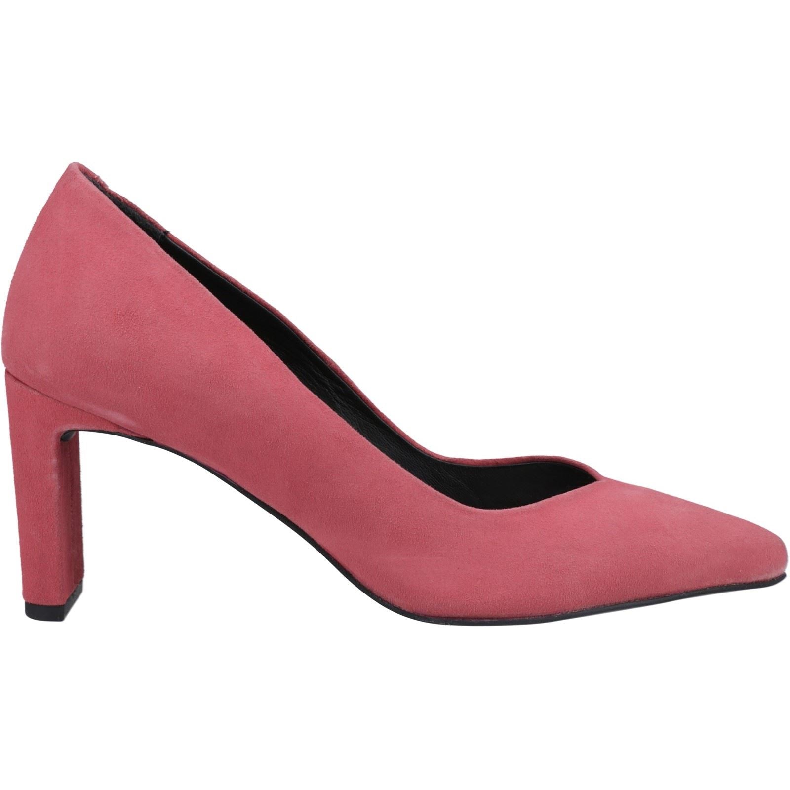 Hush Puppies Olivia Suede Women's Coral Heels