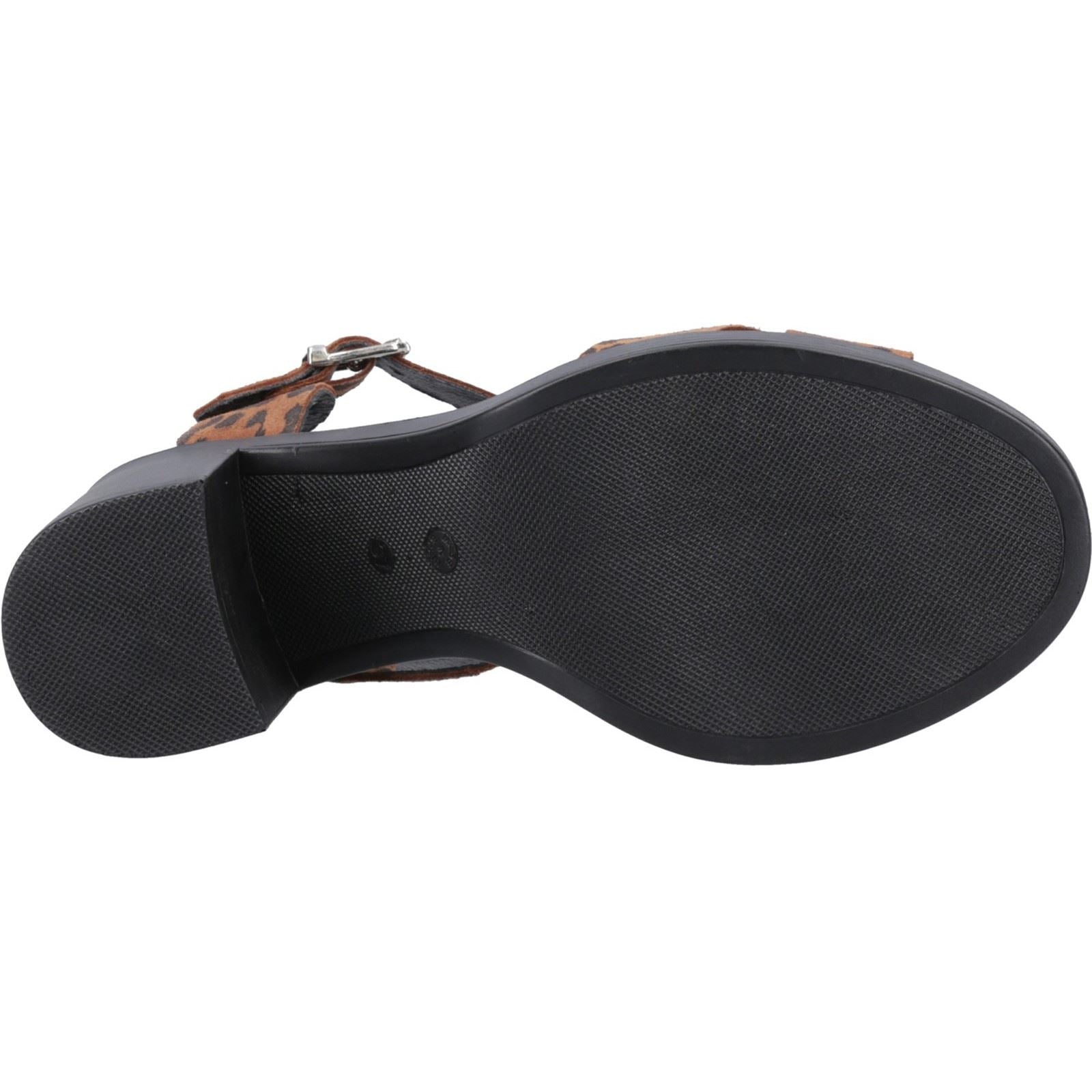 Hush Puppies Georgia Leather Women's Leopard Heels