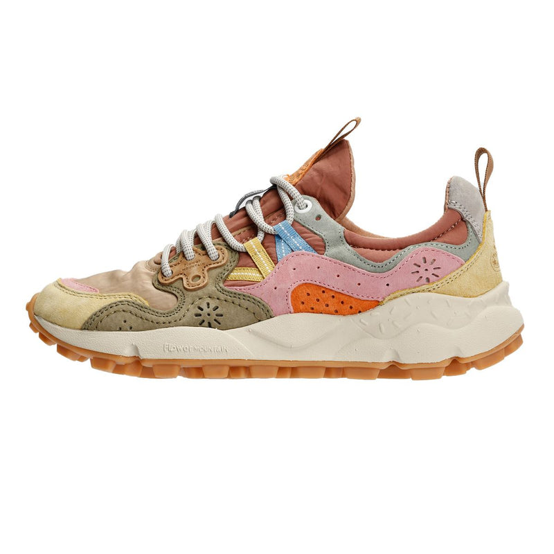 Flower Mountain Yamano 3 Women's Yellow/Pink/Olive Sneakers