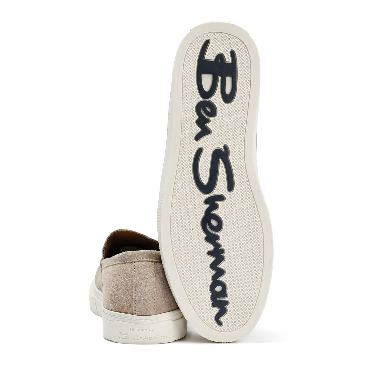 Ben Sherman Almer Suede Men's Stone Loafers