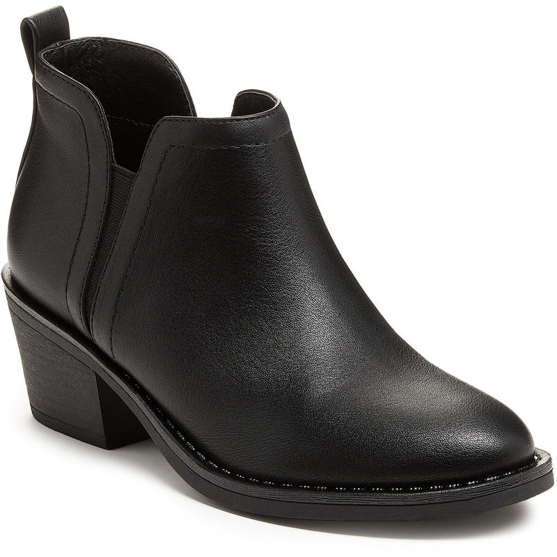 Rocket Dog York Synthetic Women's Black Heeled Ankle Boots