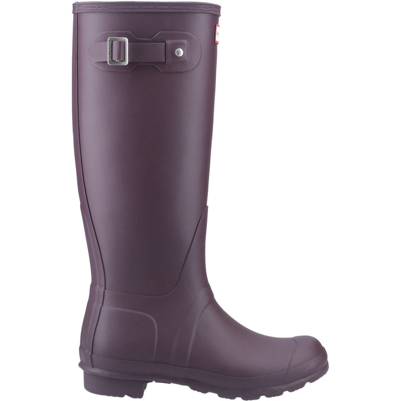Hunter Original Tall Rubber Women's Black/Grape Wellington Boots