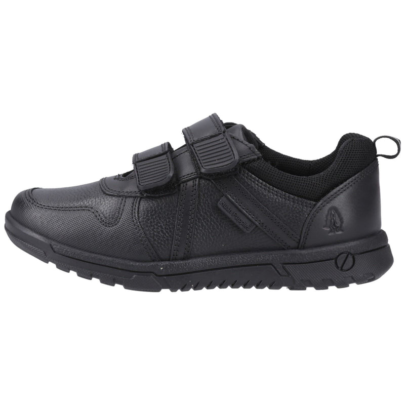 Hush Puppies Spencer Junior Leather Boys's Black Shoes
