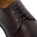 Dune Suffix Leather Men's Brown Lace-Up Shoes