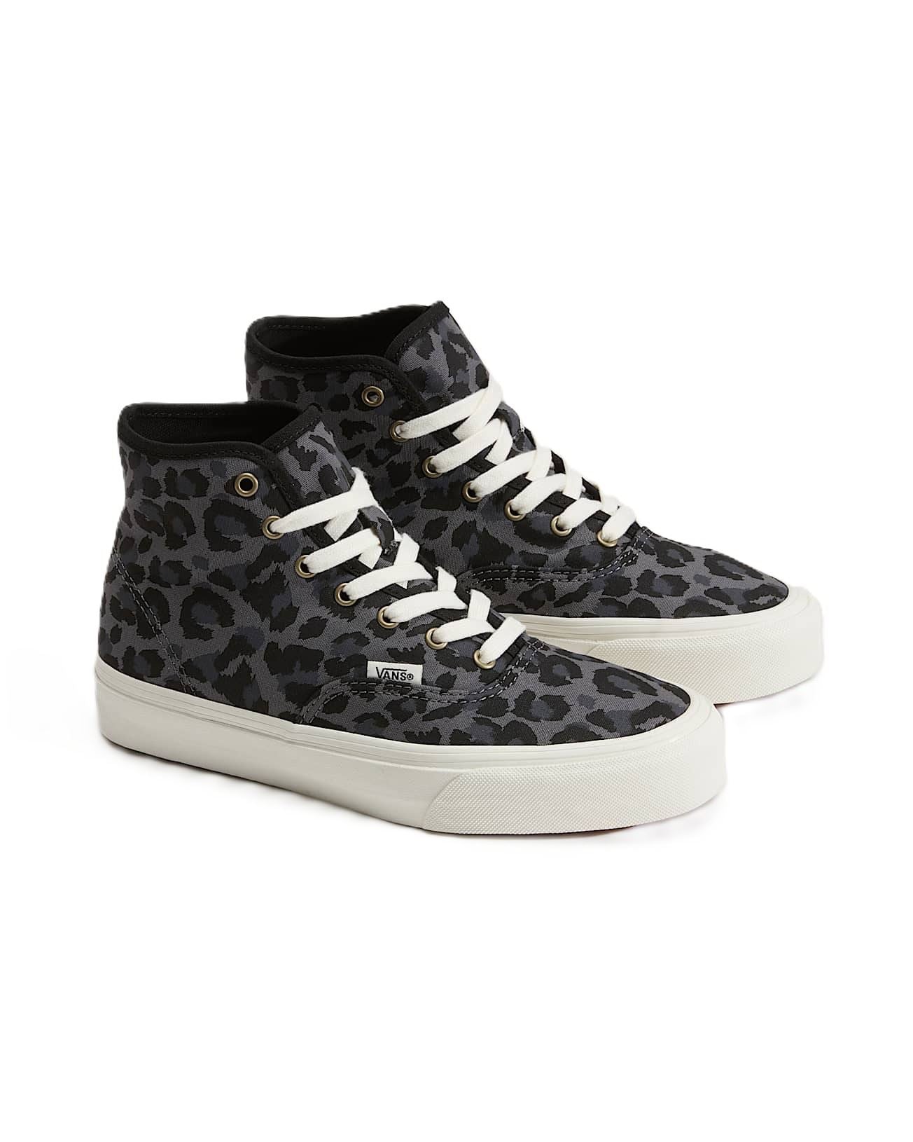 Vans Authentic Hi 2.0 Canvas Women's Leopard Black/Pew Sneakers