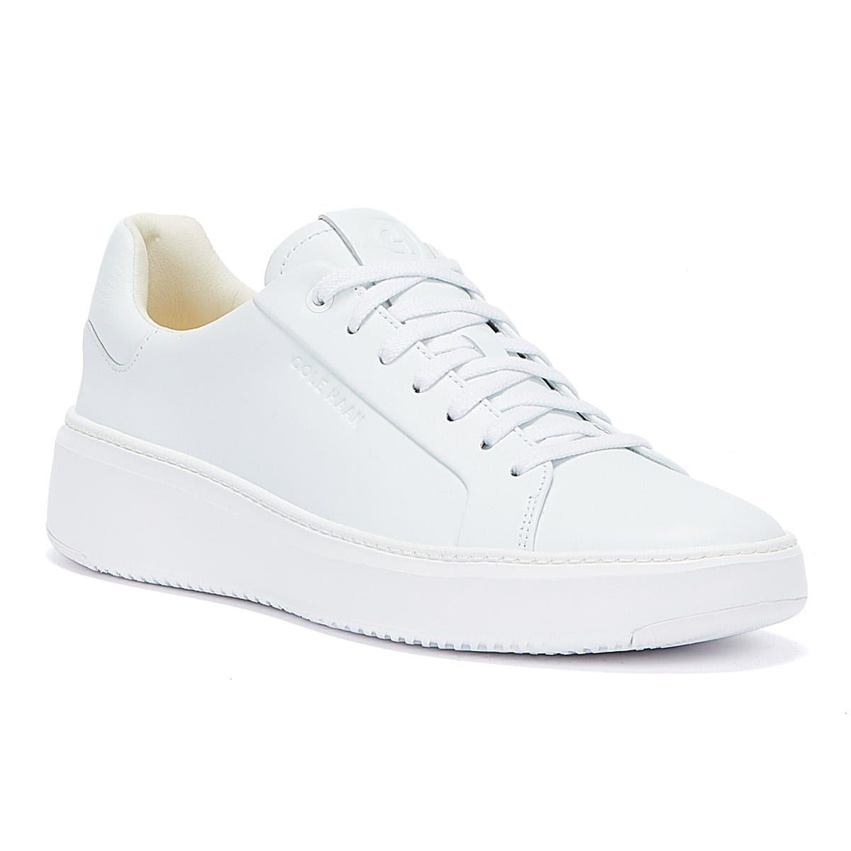 Cole Haan Grandprø Topspin Leather Men's Optic White Sneakers
