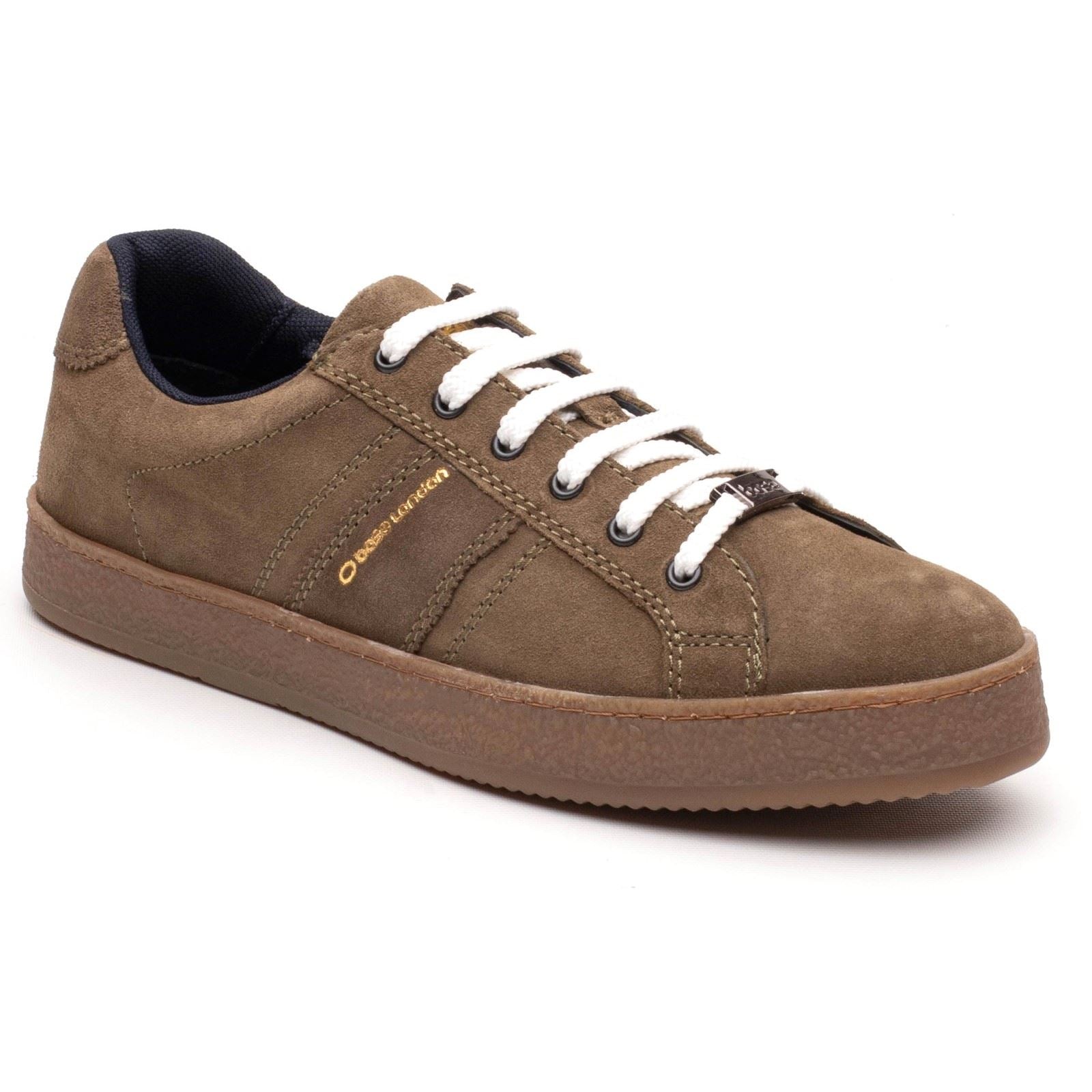 Base London Hopper Leather Men's Moss Sneakers