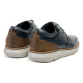 Pod Finch Leather Men's Navy Lace-Up Shoes
