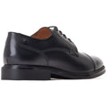 Base London Magnus Leather Men's Black Oxford Shoes