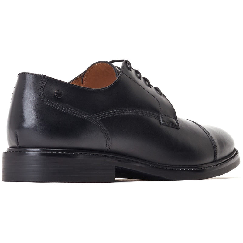 Base London Magnus Leather Men's Black Oxford Shoes