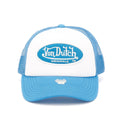 Von Dutch Trucker Tampa Cotton White / Blue Caps