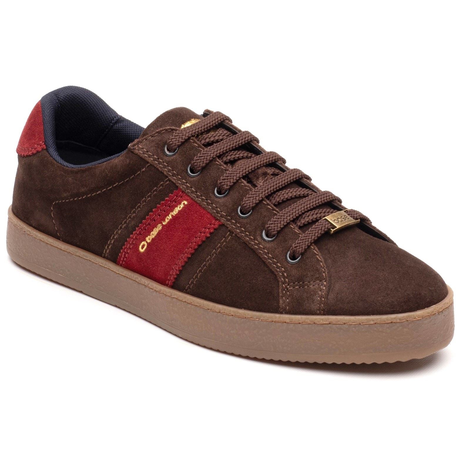 Base London Hopper Leather Men's Brown Sneakers