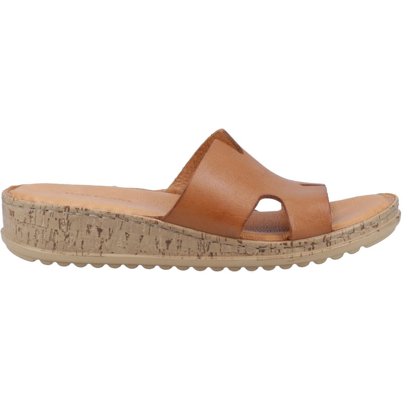 Hush Puppies Eloise Leather Women's Tan Sandals