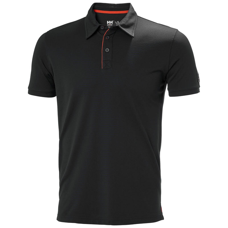 Helly Hansen Workwear Kensington Tech Men's Black Polo Shirt