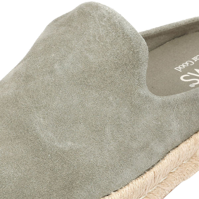 TOMS Santiago Suede Men's Vetiver Gray Mules