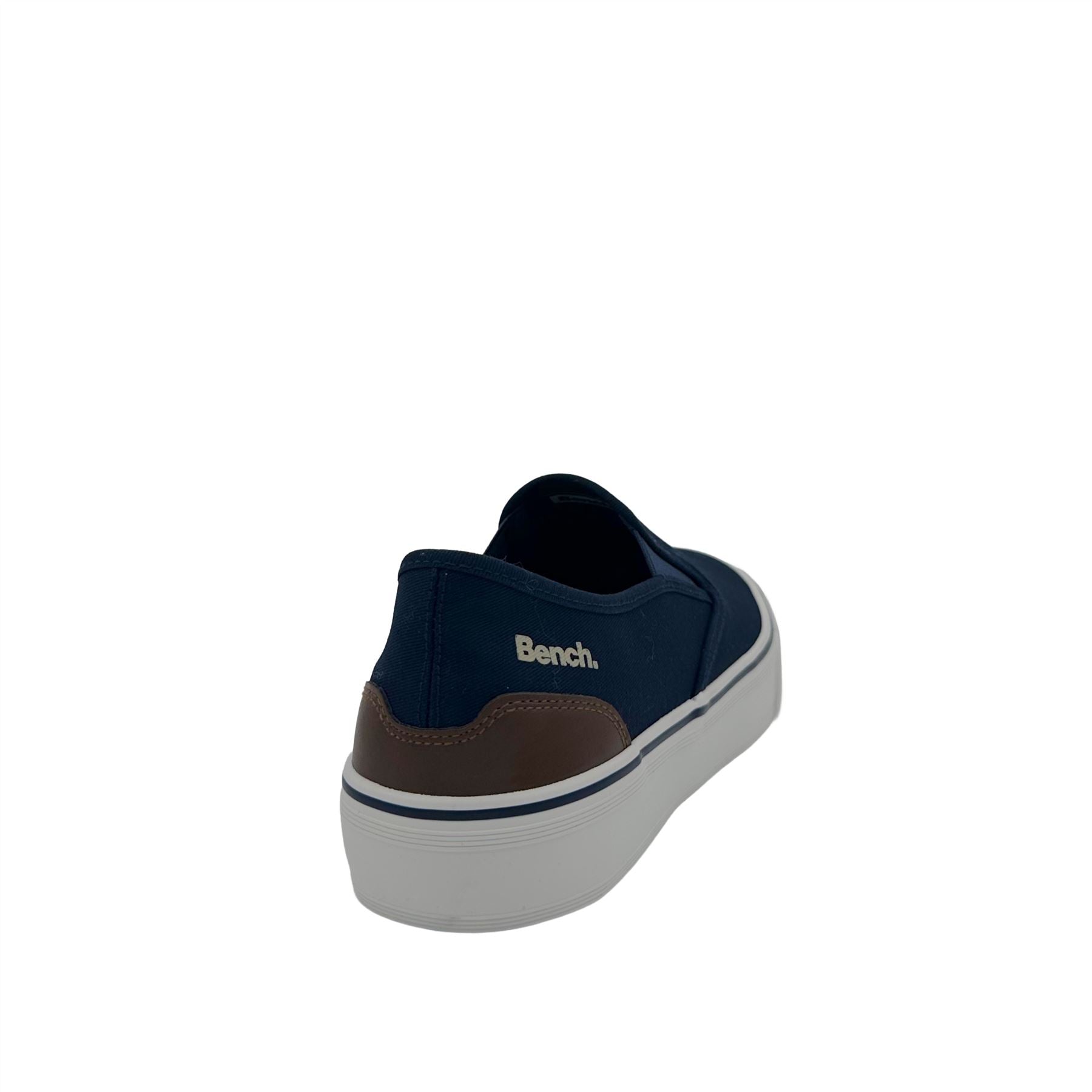 Bench Dalton Canvas Slip On Men's Navy Sneakers