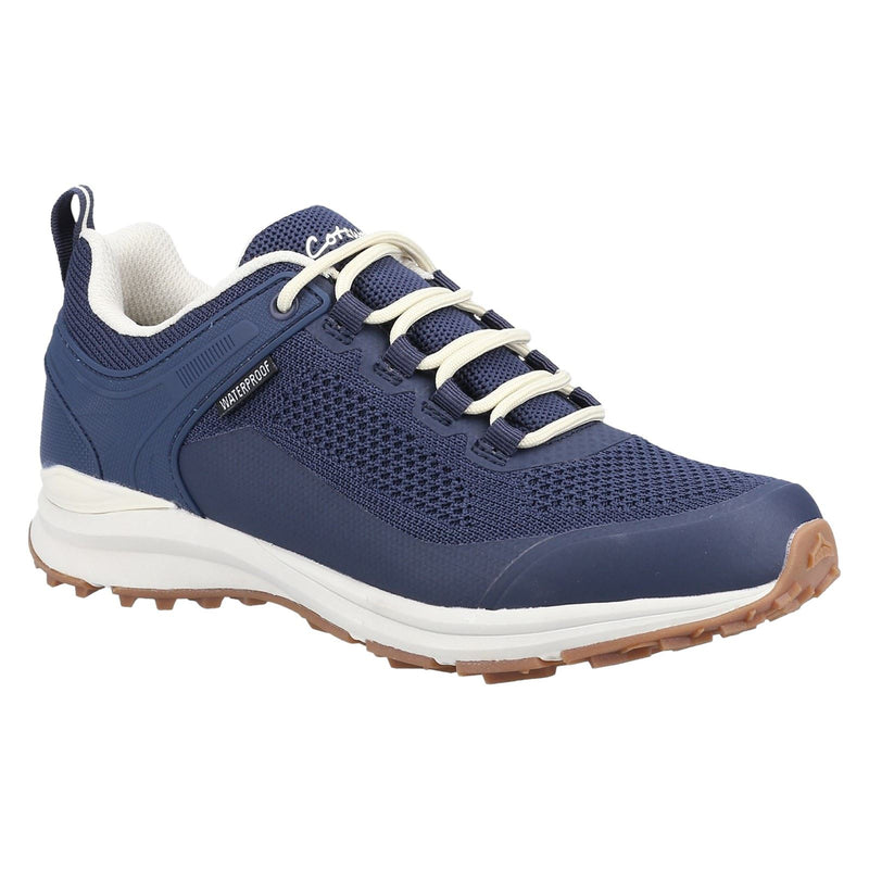 Cotswold Compton Recycled Plastic+Synthetic Pu Women's Navy Sneakers