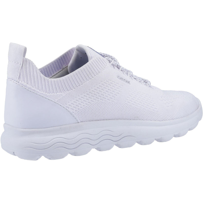 Geox D Spherica A Leather Women's White Sneakers