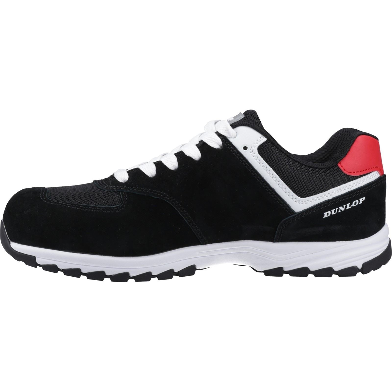 Dunlop Arrow Suede Men's Black/Red/White Safety Shoes