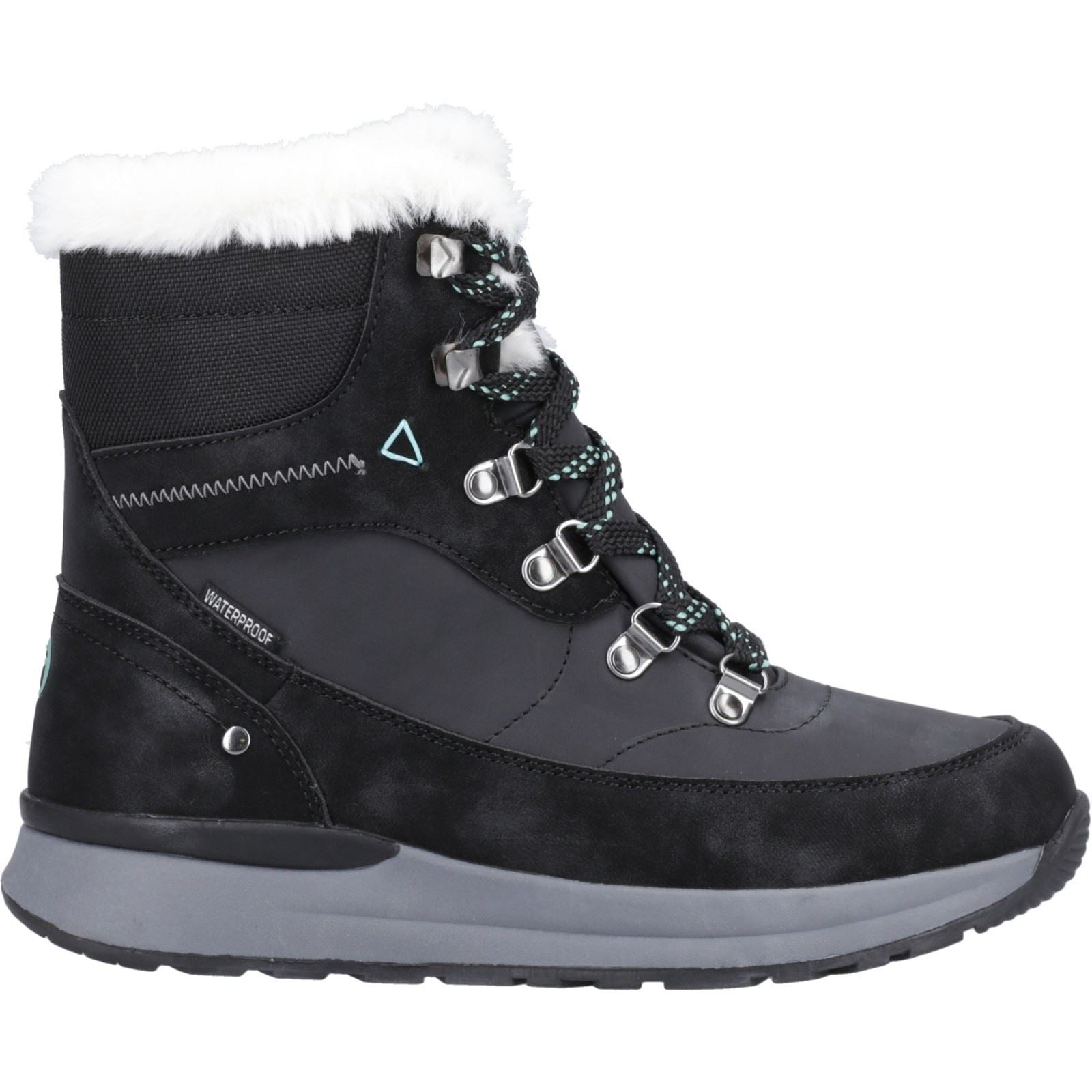 Cotswold Sheephouse Textile Women's Black Hiking Boots