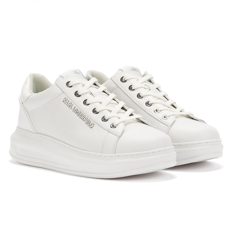 Karl Lagerfeld Kapri NFT Kounter Leather Women's White Sneakers